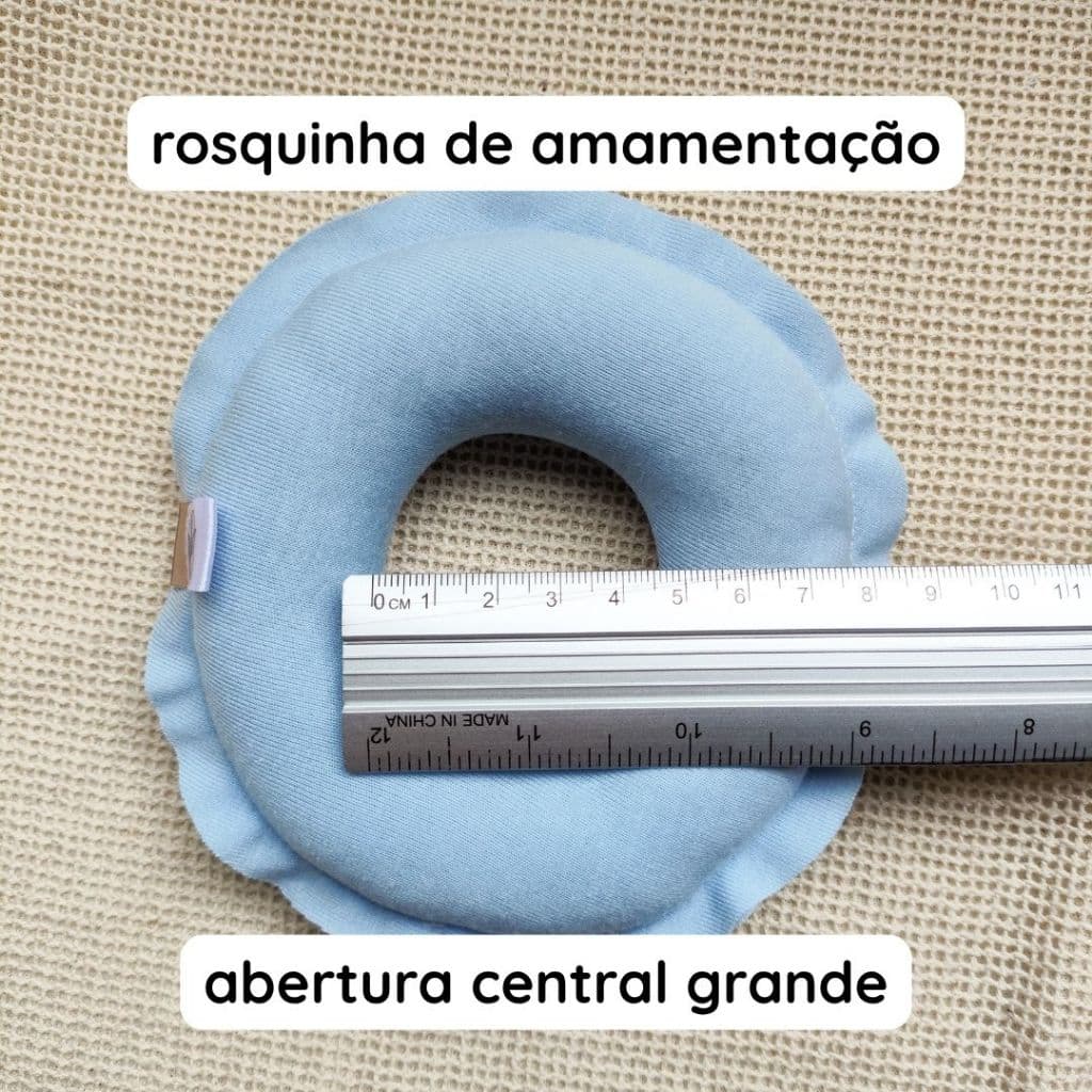 Kit 4 Rosquinhas de Amamentação em Malha | abertura grande | 2 Pares – Ideal Pós-Parto