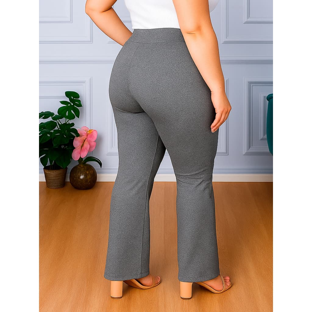 Calça Legging Leg Bailarina Suplex Plus Size G1 G2 G3 G4
