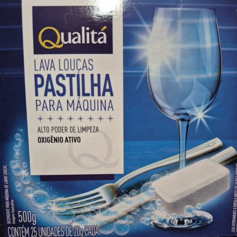 Kit 25un Pastilhas Para Máquina de Lavar Louca Qualitá