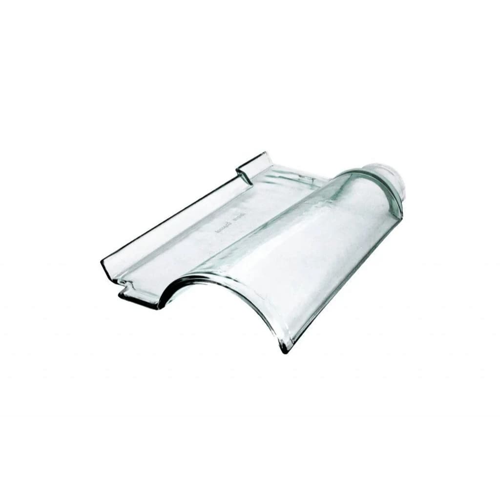 Kit 5 Telhas De Vidro Transparente Modelos Portuguesa ou Romana Telhado Cobertura Economica