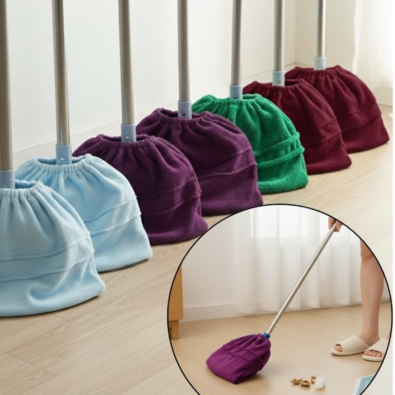 Capa Mop Microfibra Refil Para Vassoura Lavável Limpeza Pesada De Piso Teto Janela Tira Pó Multiuso 36cm.