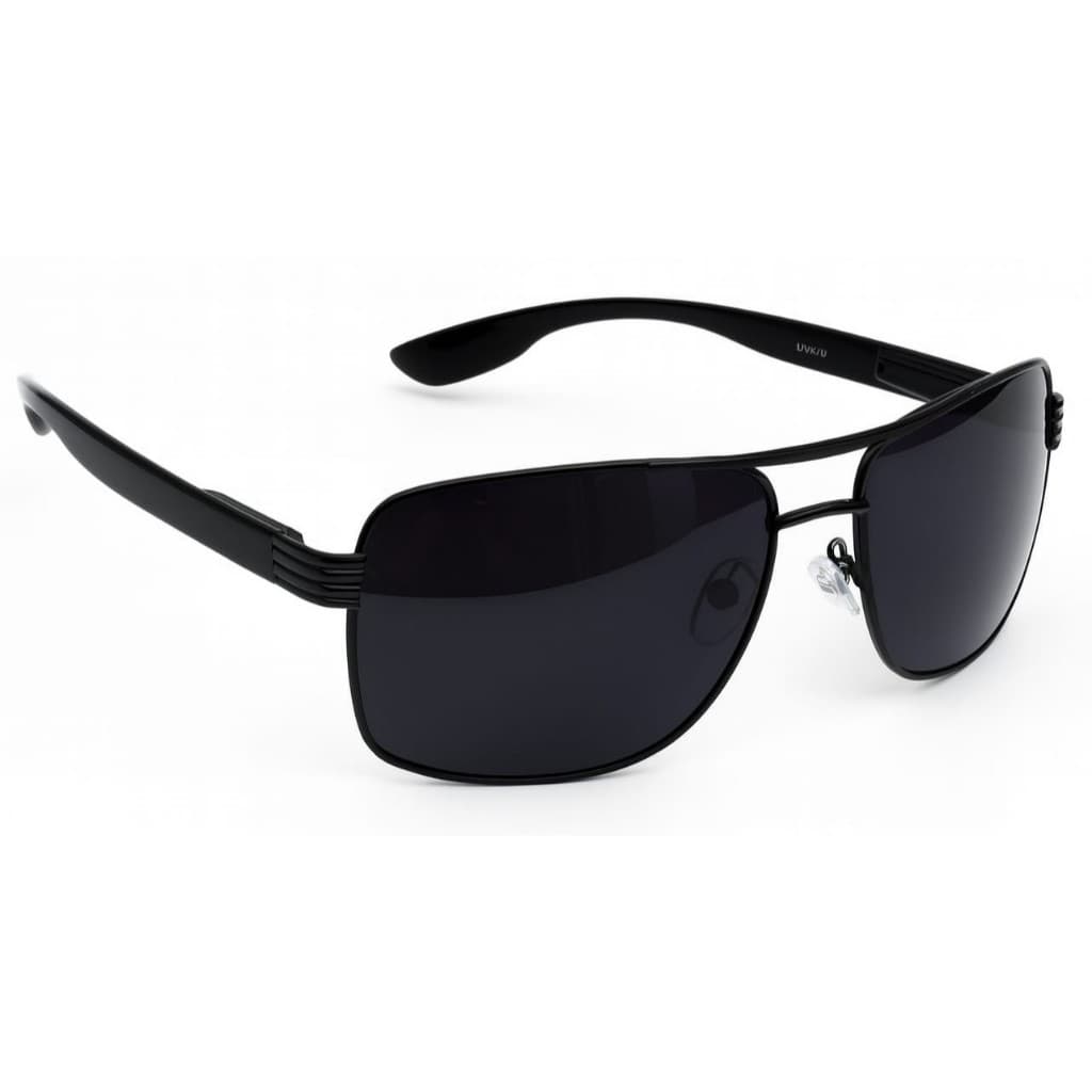 Óculos de Sol Masculino com proteção UV400 Preto com molas nas hastes Clássico Casual Estiloso 797