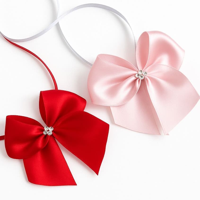 LAÇO PESCOÇO PET CETIM CACHORRO GATO BANHO E TOSA PET SHOP FEMEA