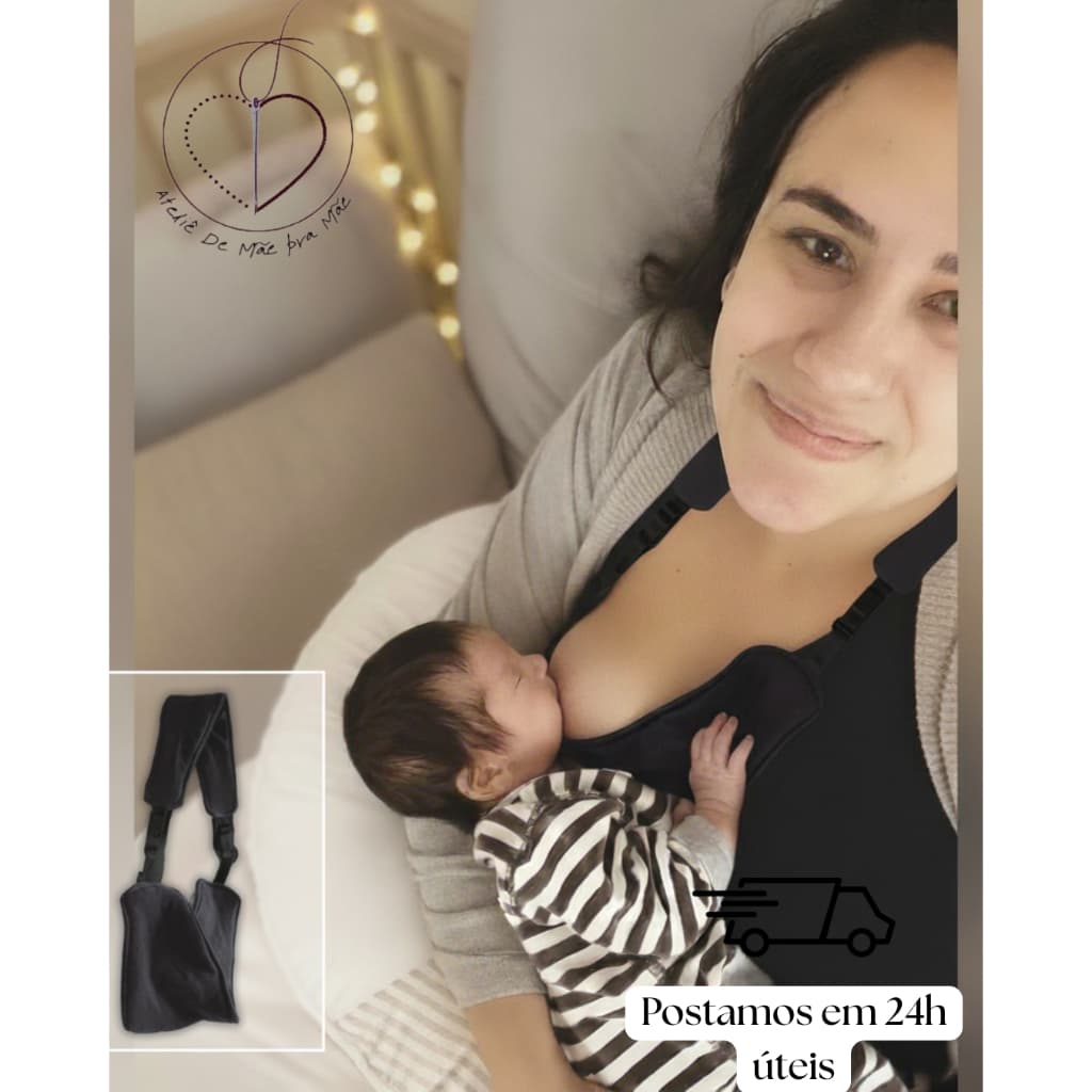 TIPOIA DE SEIO -SUSTENTAÇÃO PARA O SEIO - SUPORTE PARA AMAMENTAÇÃO - TIPOIA ERGONÔMICA AJUSTÁVEL