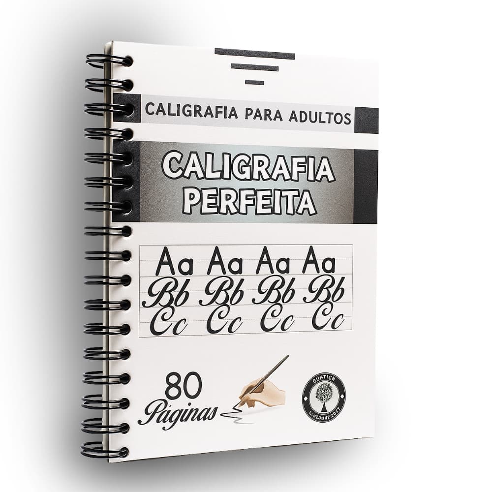 Caderno de Caligrafia para Adultos