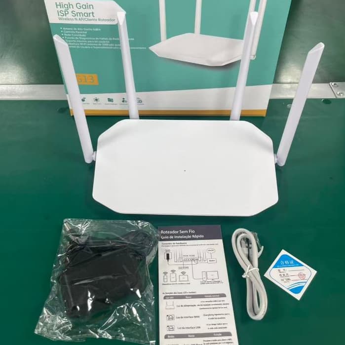 Roteador Wi-Fi 4 Antenas 300Mbps - Dual Modo Roteador/Repetidor para Ambientes Domésticos e Escritórios G13