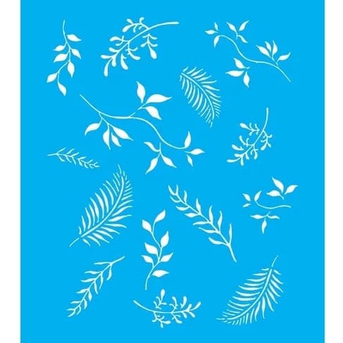 Stencil Pintura Folhinhas Diversos Tamanhos e Modelos