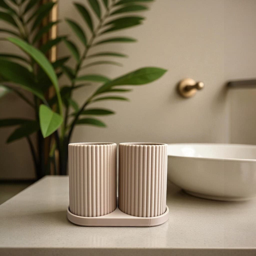 Porta escova de Dente e Pasta Organizador Banheiro - pincel canetas Suporte maquiagem ENVIO EM 24HRS