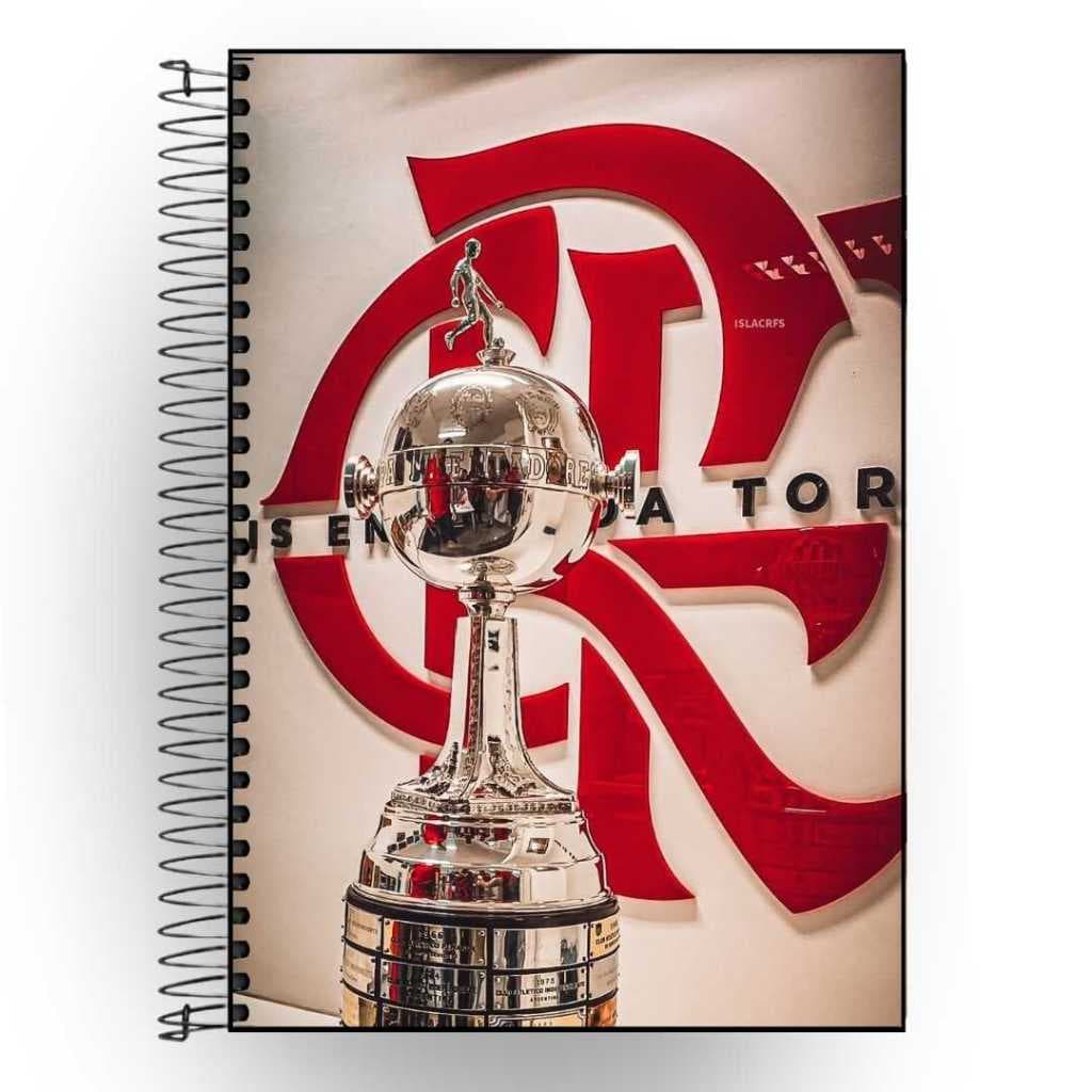 Caderno Personalizado Flamengo | Capa Dura Plastificada | 1 a 20 Matérias | Escolar e Universitário | Envio Rápido , fla