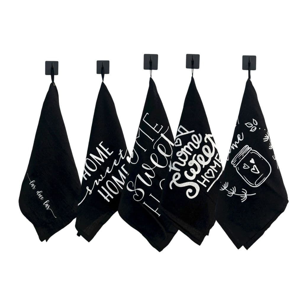 Kit 10 Panos de Prato Estampados Coloridos – 50x70cm