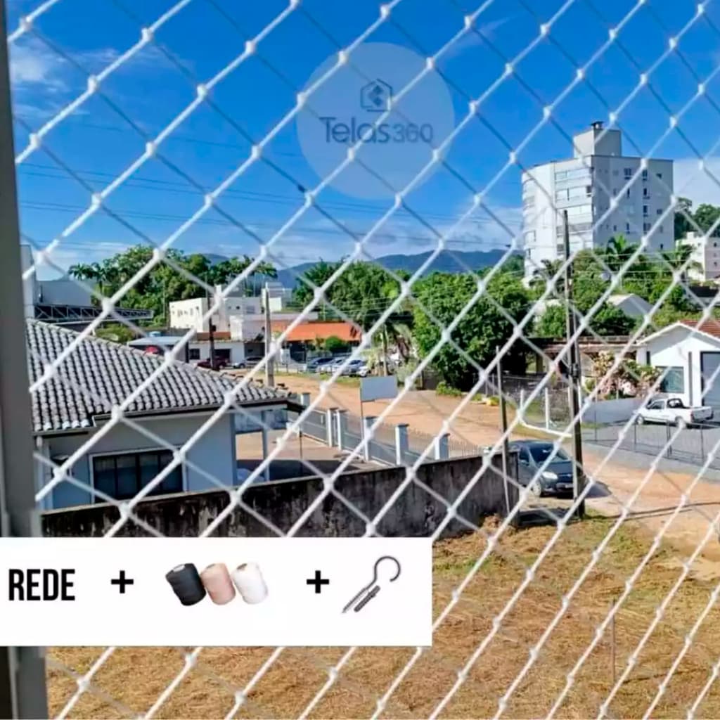 REDE DE PROTEÇÃO REFORÇADA - MAIS SEGURANÇA PARA CRIANÇAS E PETS