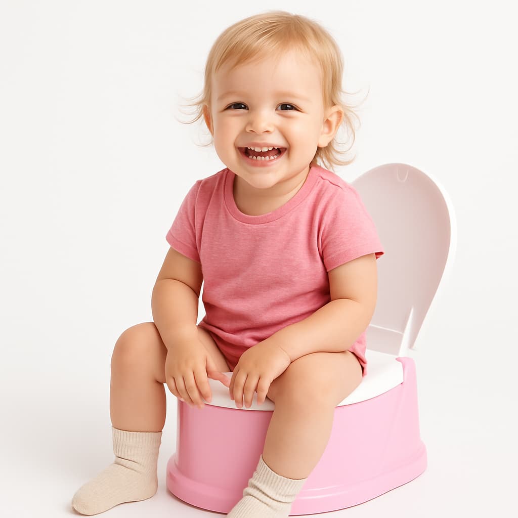 Troninho Infantil com Tampa Assento Sanitário Educativo Penico para Neném Criança Aprender