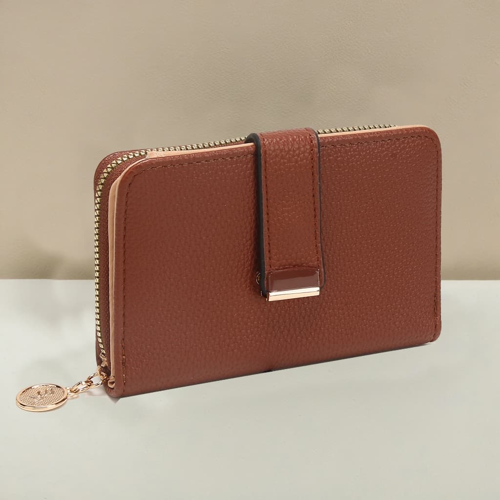 Carteira feminina media  porta cartões documentos e moedas presente LX589