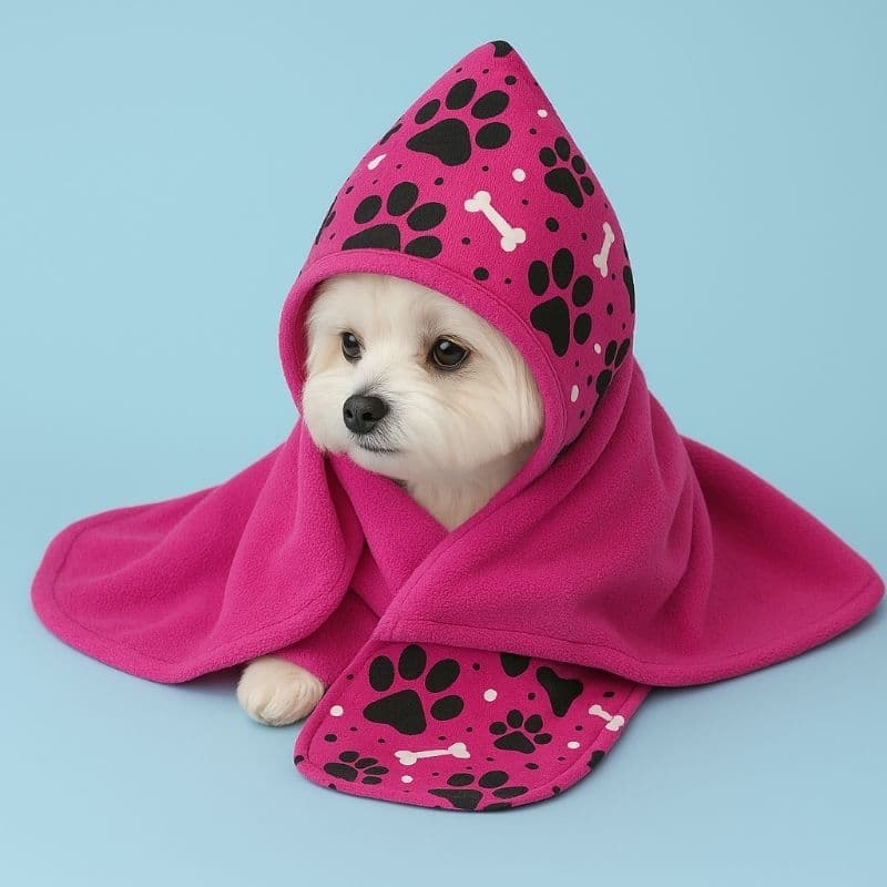 Toalha de banho para pet felpudo pet top
