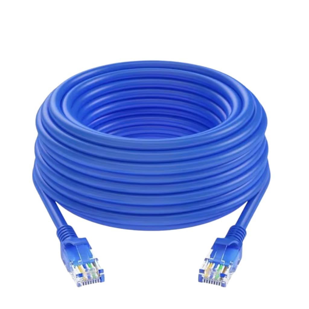 Cabo de Rede Rj45 10 Metros Ethernet 2M 5M Azul Pc Notebook Roteador