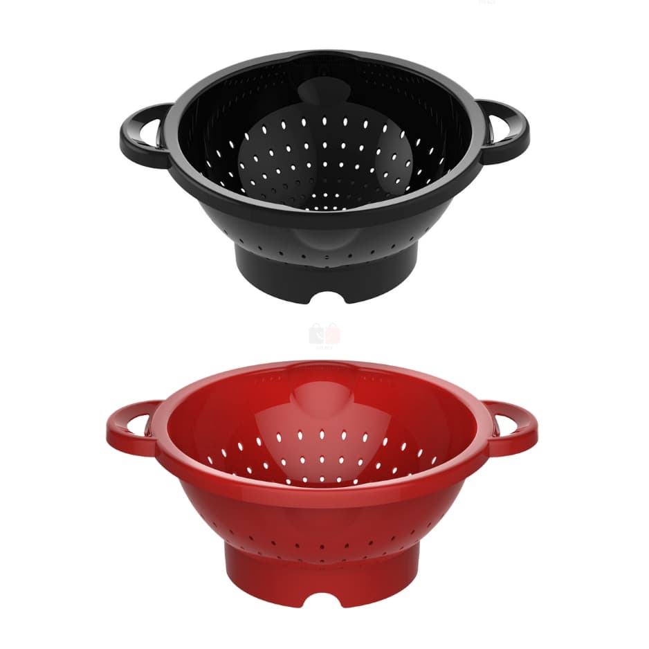 Escorredor de Massas/Alimentos Multiuso Com Alça Base De Apoio Macarrão Arroz Cozinha - Promoção