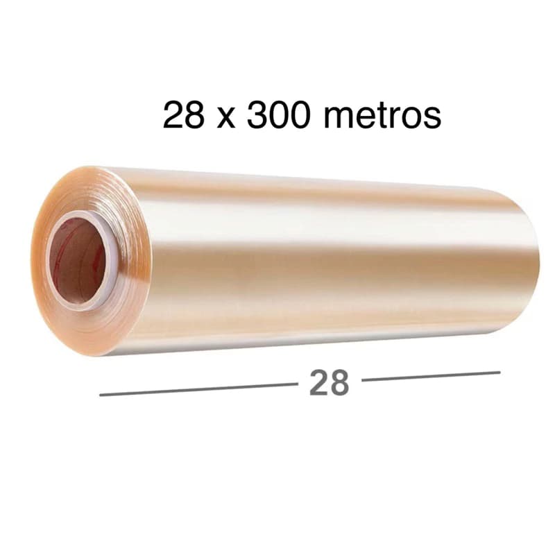 Rolo Bobina Plastico De Filme Pvc 28cm X 300 Metros atoxico
