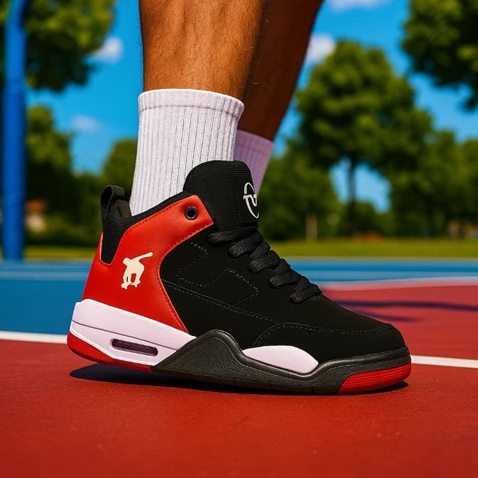 Tenis masculino botinha academia basquete treino original