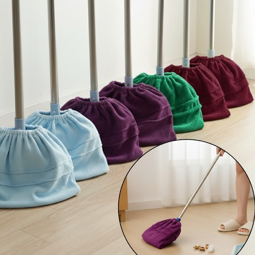 Capa Refil Mop Capa Microfibra Lavável Vassoura Limpa Pano Rodo Para Tirar Pó E Pelos De Animais Domésticos Reutilizável