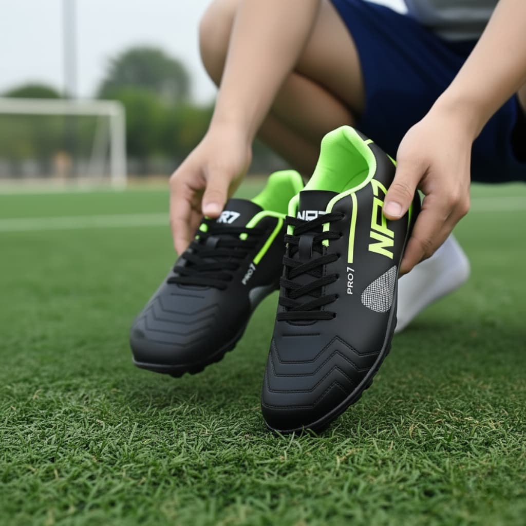 Chuteira Society em Lona Sola Emborrachada para Maior Aderência Controle e Desempenho