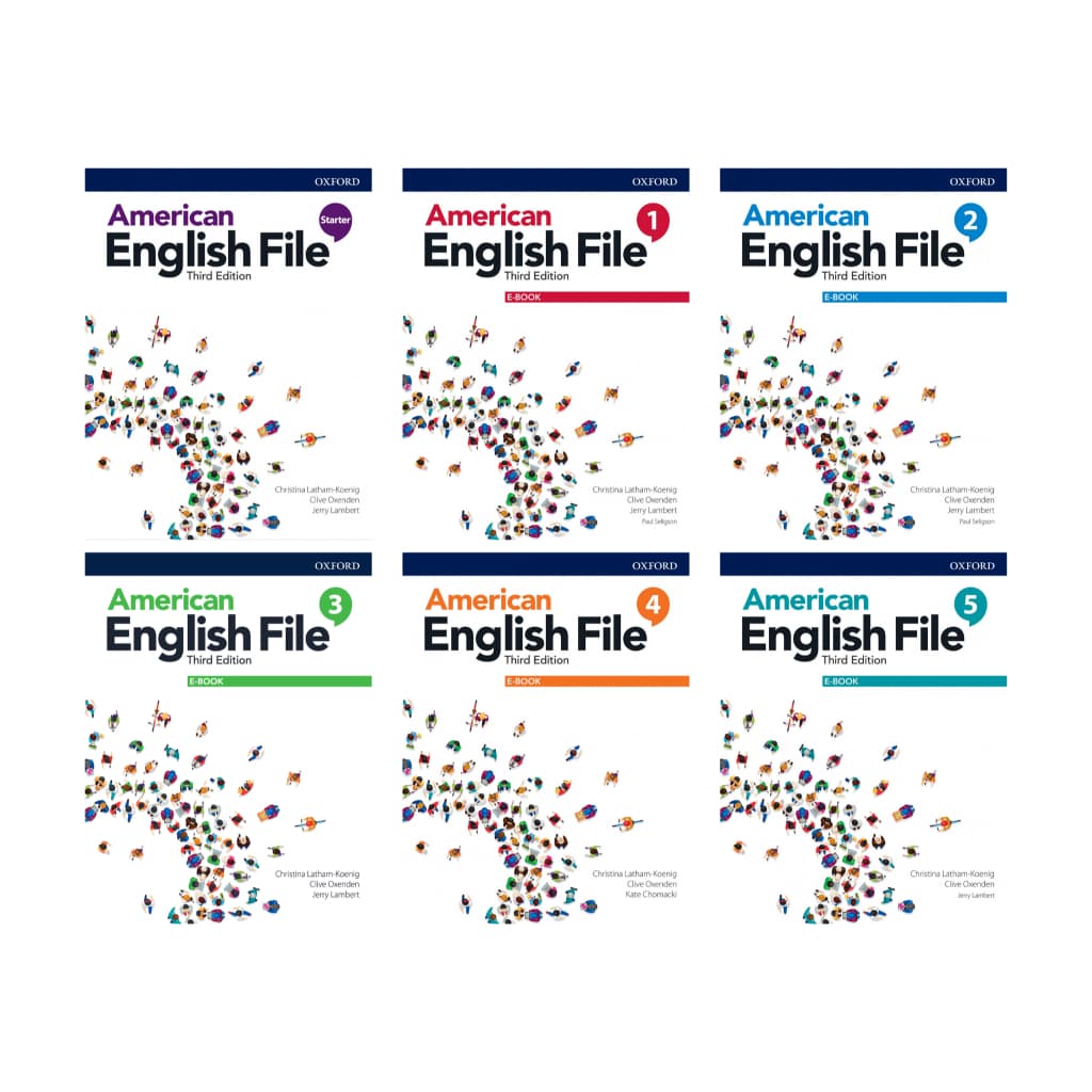 American English File 3rd Edition - Níveis (Starter/1/2/3/4/5)  *impresso*