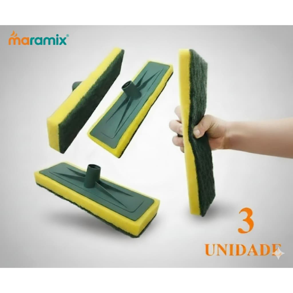 kit Combo 3 Rodos Esfregão Refil Limpeza Pesada