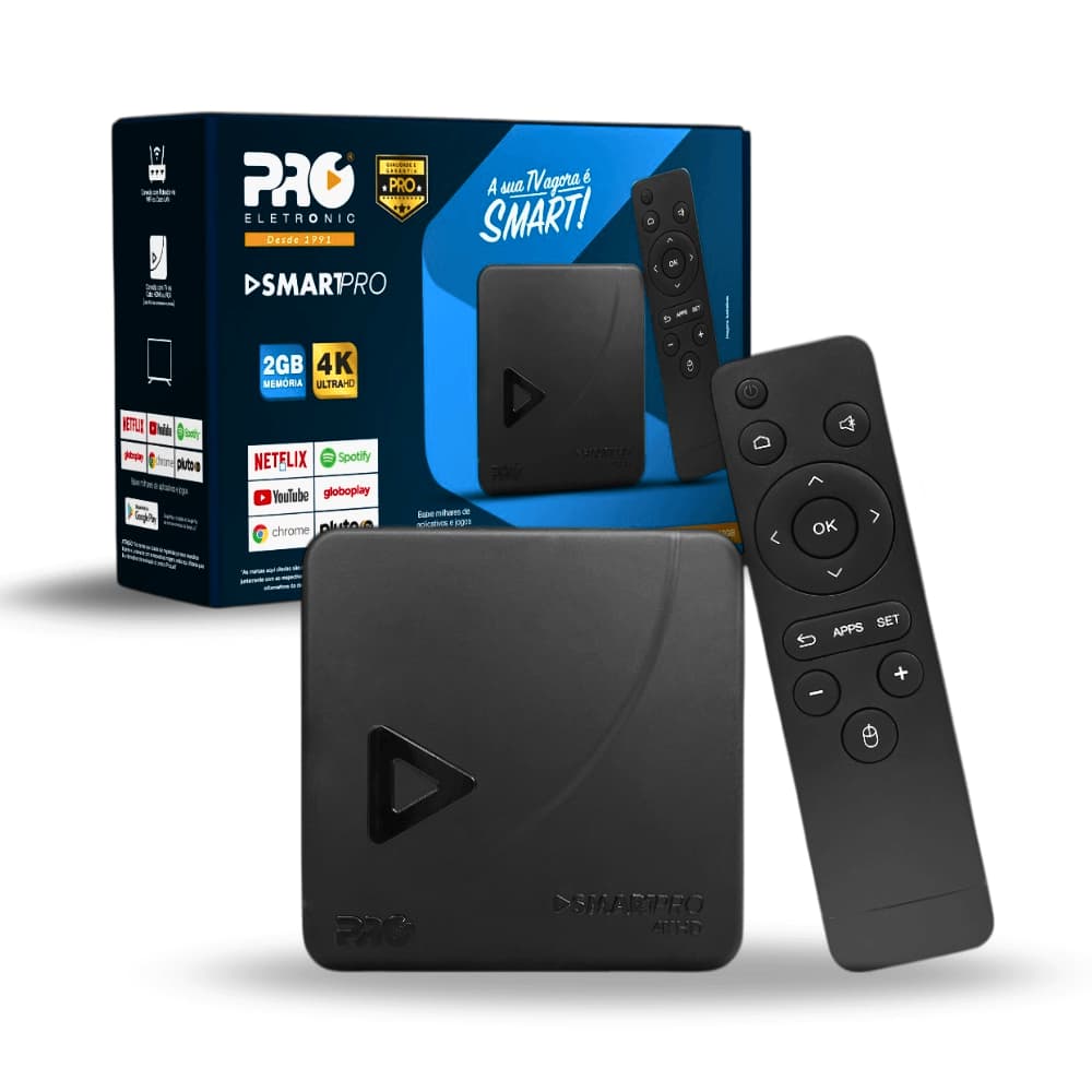 Smart Box Proeletronic Smartpro 4k Hd Prosb-3000/16gb 2gb.