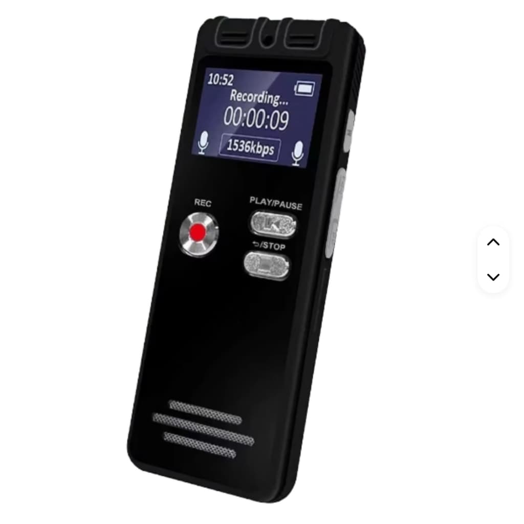 Gravador de Voz Digital para Reuniões, Aulas e Entrevistas com Alta Qualidade Tomate MT-559