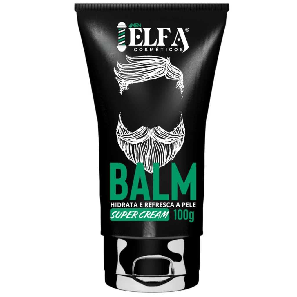 Balm Hidratante para Barba 100g -  Anti frizz - Elfa 4Man