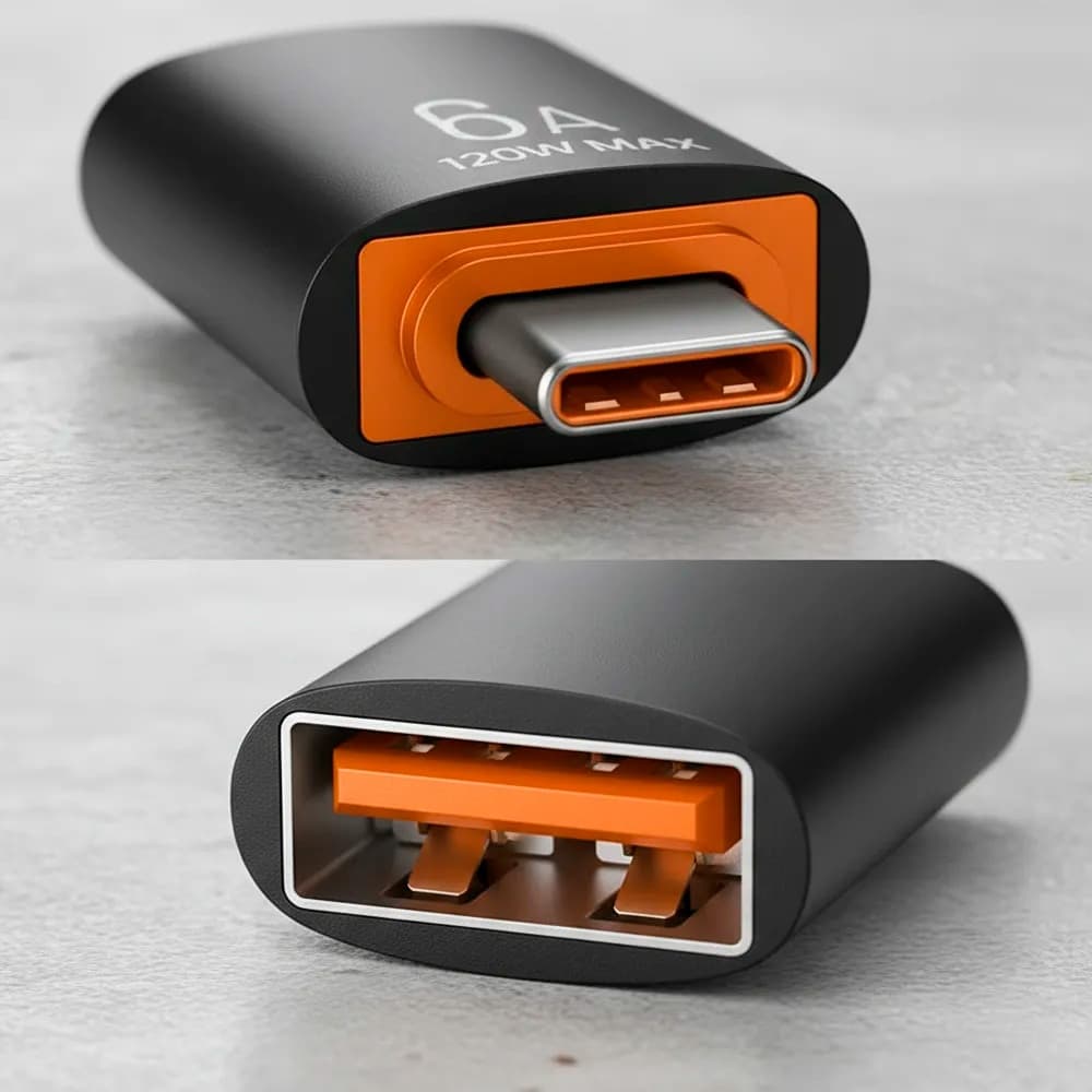 Adaptador OTG Tipo-C Para USB 3.0 Carga Dados Fast Teclados Mouse Pen Para iPhone Android Fêmea