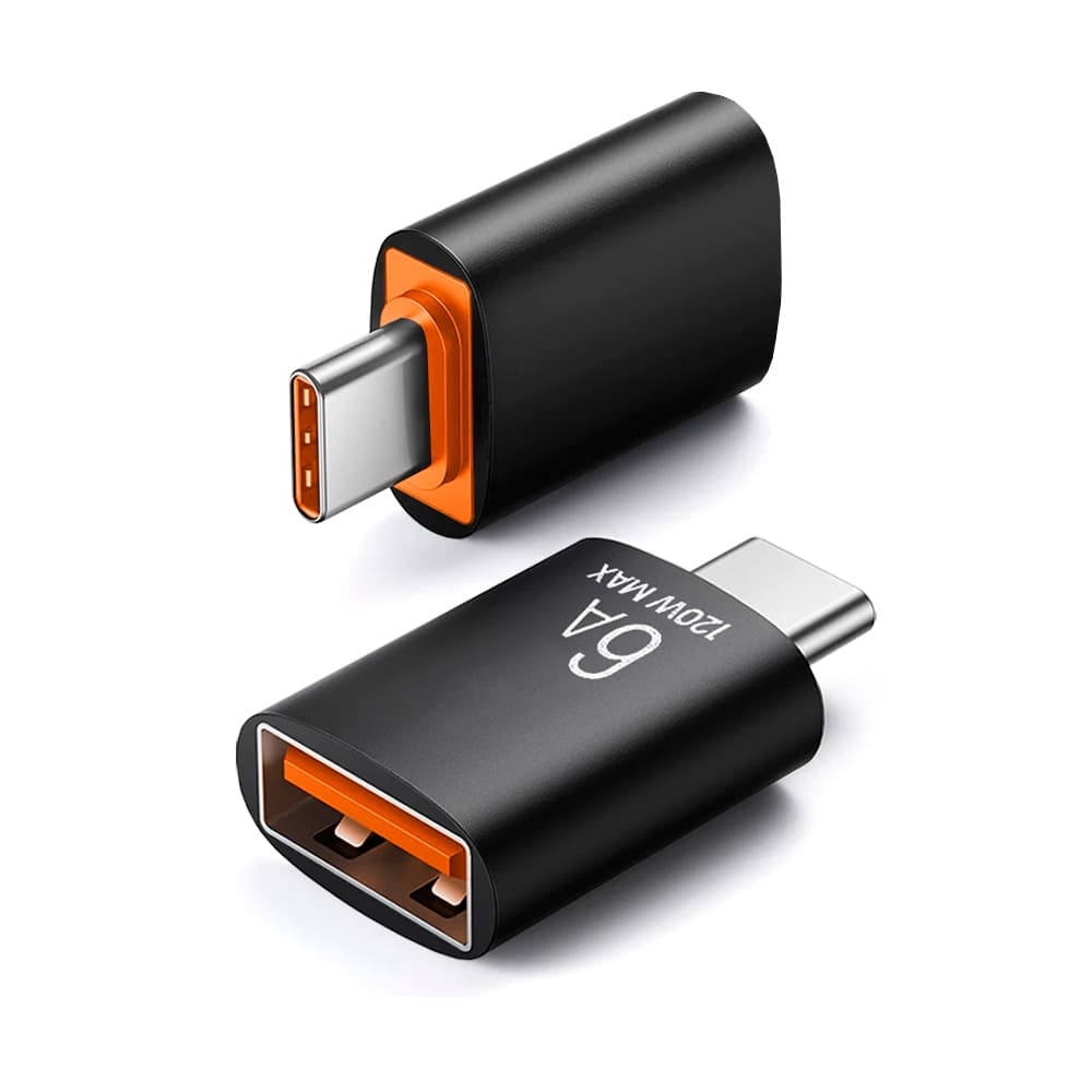Micro Adaptador OTG Tipo-C/ USB Carga Dados TurboFast Teclados, Mouses, Pendrives, Controles Game
