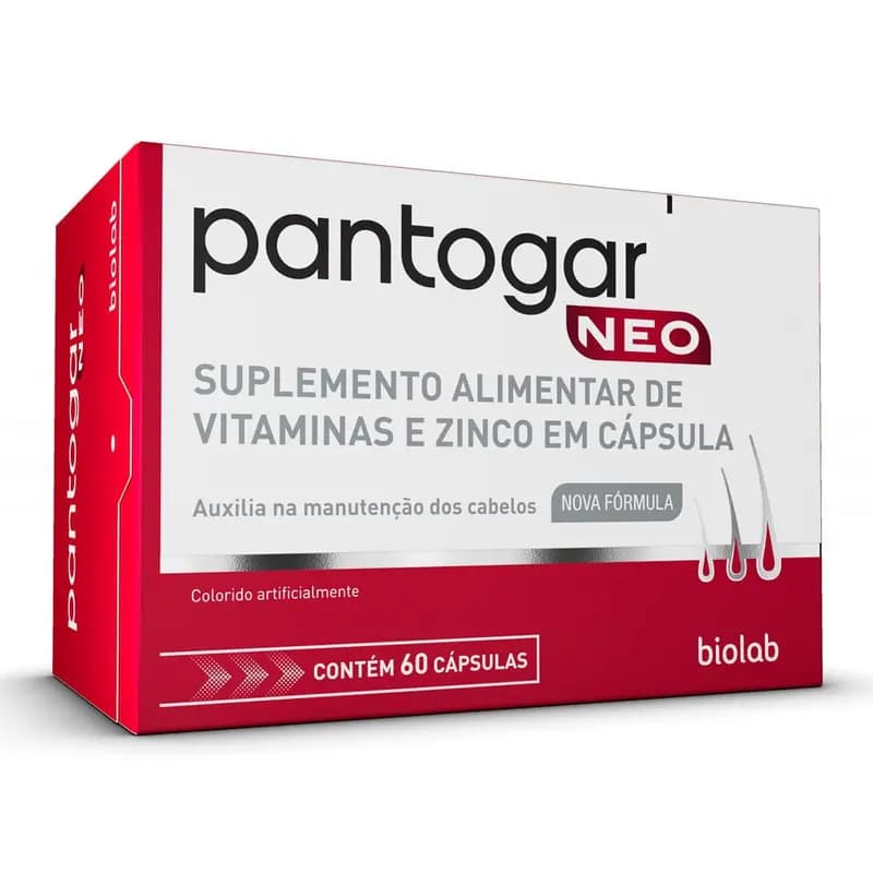 PANTOGAR NEO C/90 CAPSULAS, CABELOS E UNHA