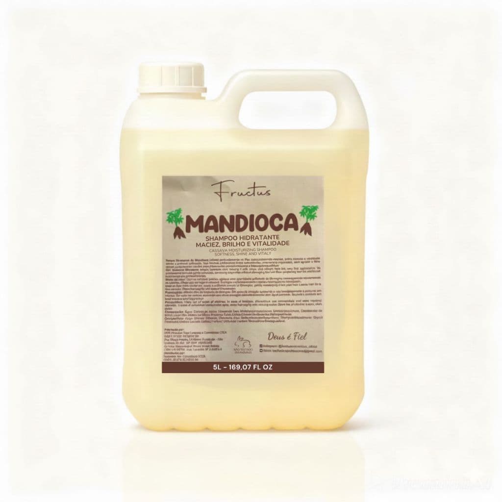 Shampoo Perolado Galão Mandioca Hidratação Fructus 5l