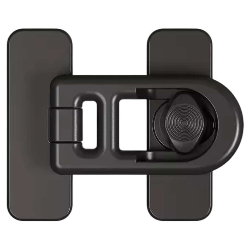 Trava Segurança Tipo Gancho Para Portas Geladeira E Armários