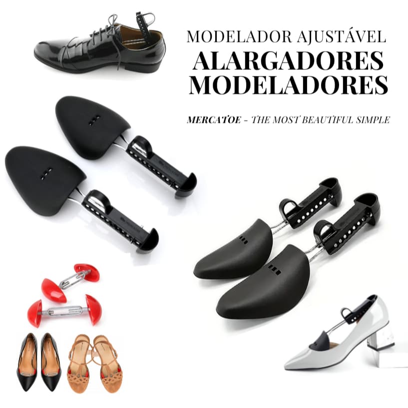 Alargadores Modelador ABS ou Modelador FLEXÍVEL OU RED para Sapato Tênis P ou G - Laceador Ajustador
