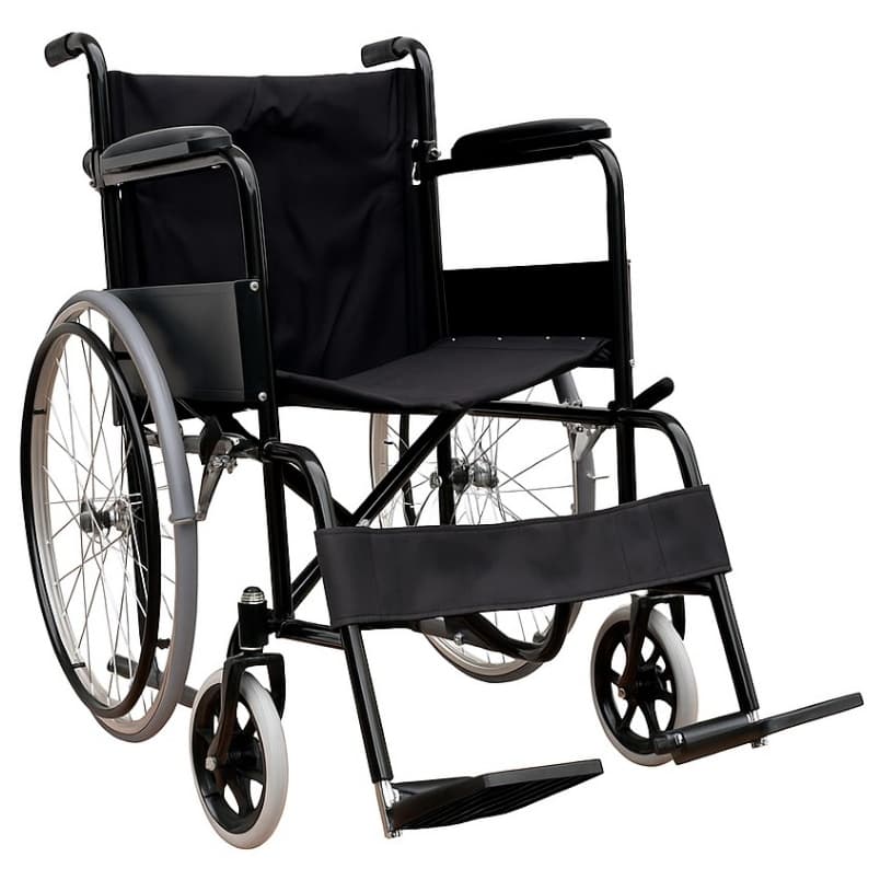 Cadeira De Rodas Dobrável Idoso Adulto Aço Supermedy Até 100kg