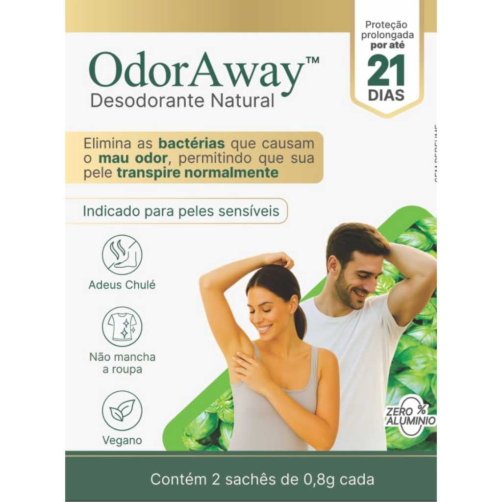 ODORAWAY DESODORANTE  NATURAL VEGANO SEM ALUMINIO COM DURAÇÃO ATÉ 21 DIAS NÃO MANCHA ROUPA ANTIALERGICO ÚNICO IMPORTADOR