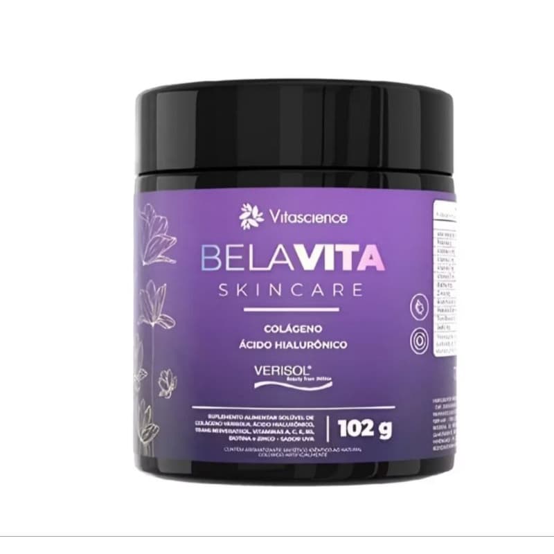Colageno Verisol com ácido hialurônico Belavita Vitascience