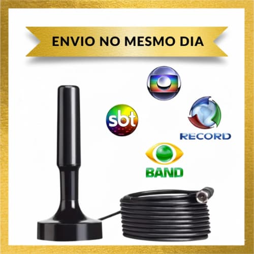 Antena Digital para TV | Imagem HD e Instalação Fácil | Alta Sensibilidade e Alcance