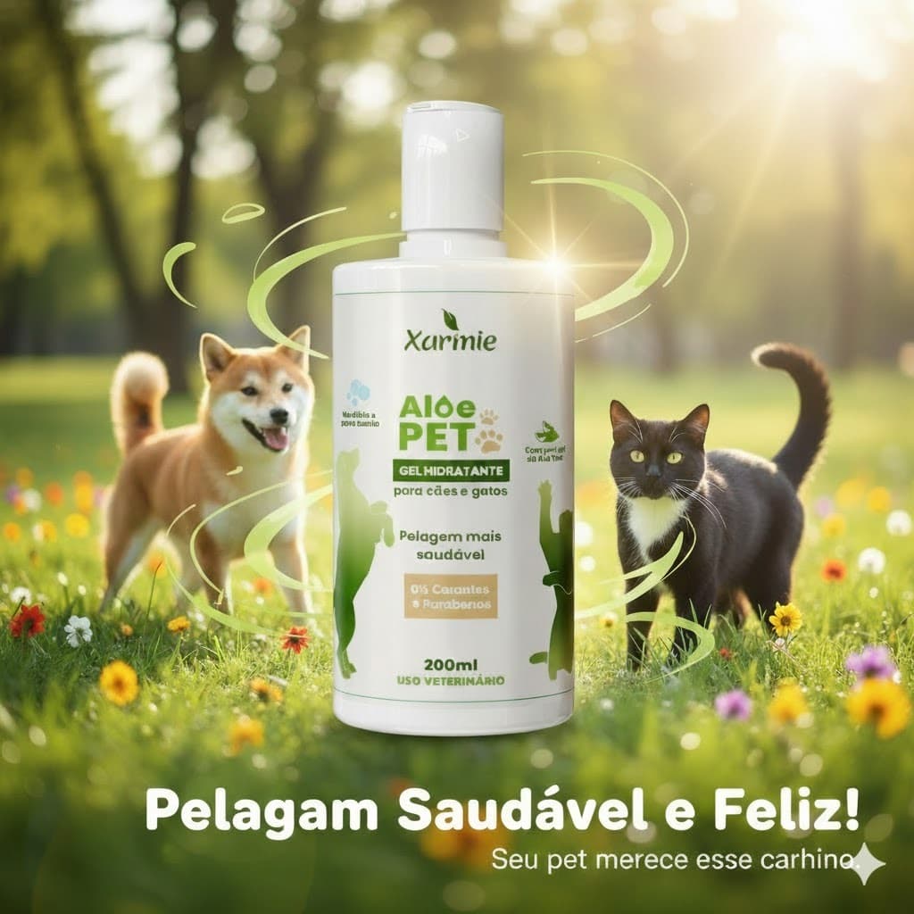 aloe pet-  gel  anti coceira alergias remoção de pelos mortos pelagem macia 200ml