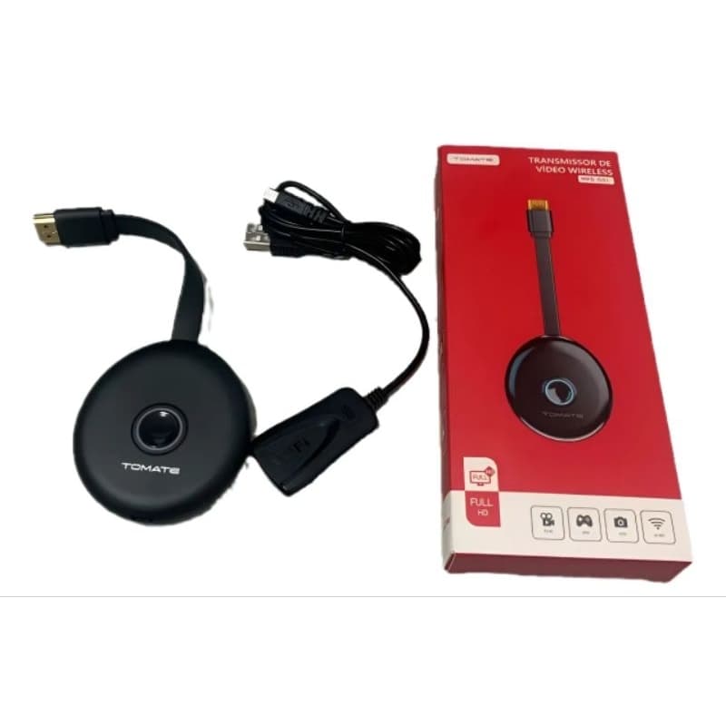 Transmissor wireless dondle Chromecast Tomate 5g 1080p