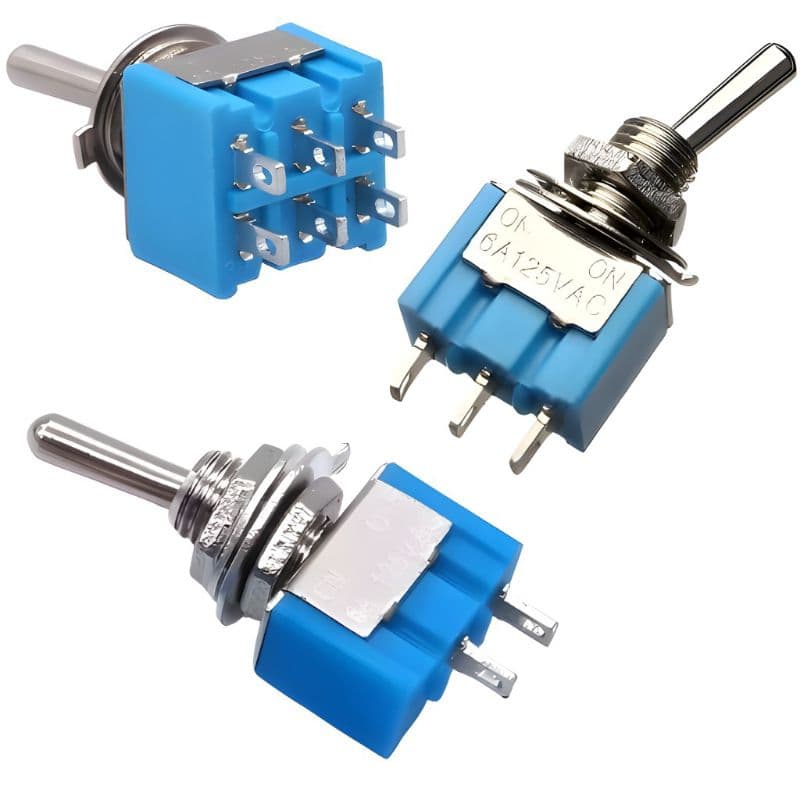 Chave Alavanca HH on/off Comutadora botão liga desliga 2 , 3 , 6Terminais 6a 250v