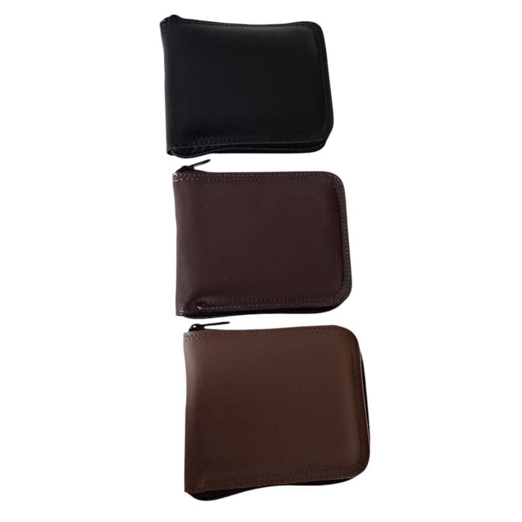 carteira de zíper com porta moeda masculina e feminina promoção sortidas