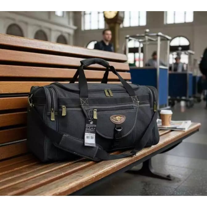 Bolsa viagem lona 60 e 75 litros Kvn, sacola transversal. masculino KV7012-23 / KV7012-27