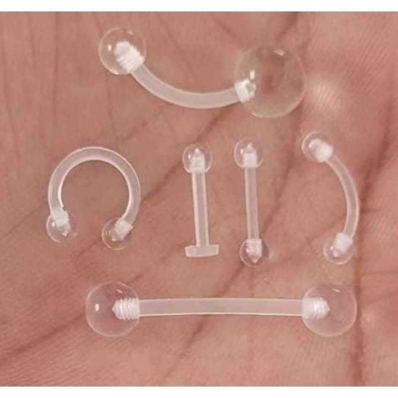 kit 6 piercings bioflex
