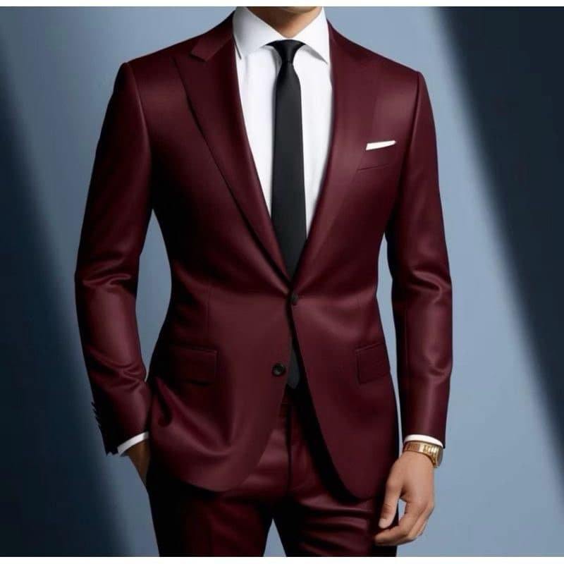 Terno Social luxo Micro Fibra Masculino Calça + Paleto Premium noivo + padrinho