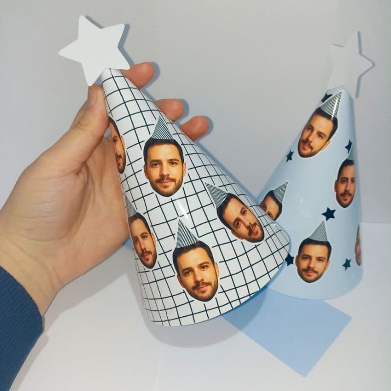 chapeuzinho de festa personalizado com foto