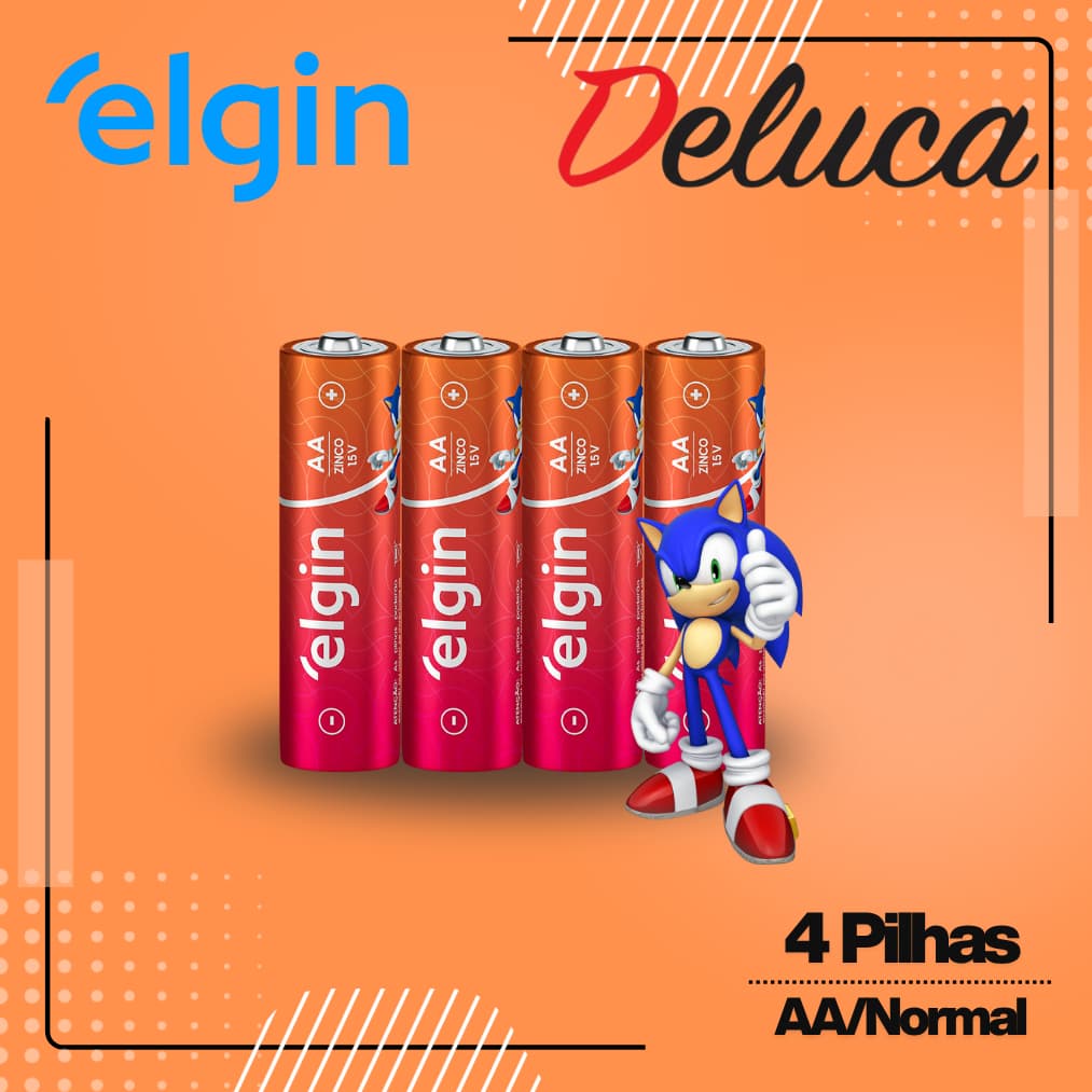 Elgin 4, 8,12,16 ou 20 AA ou  AAA pequenas ou Palito Escolha a sua Quantidade
