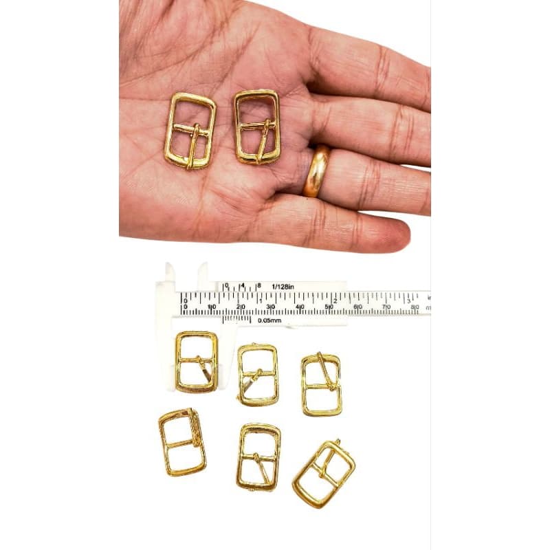 Fivela 10mm sapatinhos crochê 20 unidades