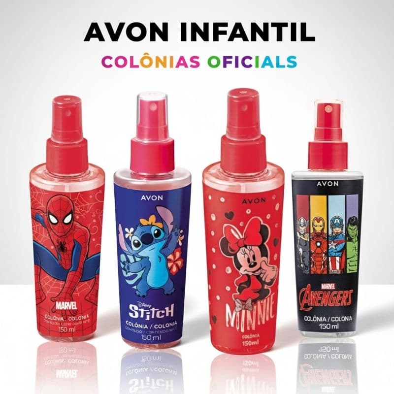 Colônia Infantil Avon Personagens 150 ml